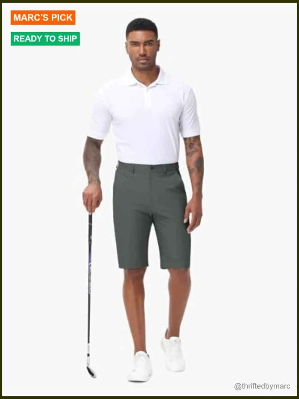 Men's Stretch Golf Shorts 8